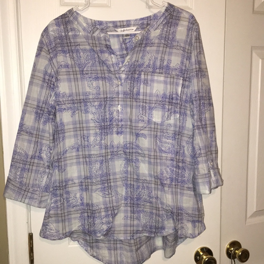 Croft &Barrow Purple Blouse